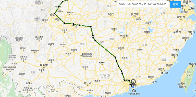 中欧班列集装箱定位