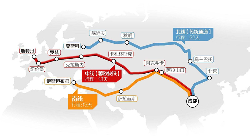 中欧班列集装箱定位